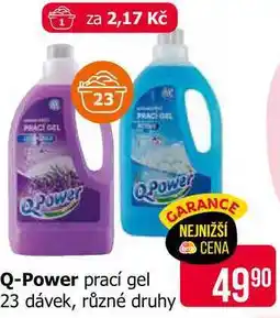 Teta Q-Power prací gel 23 dávek, různé druhy nabídka