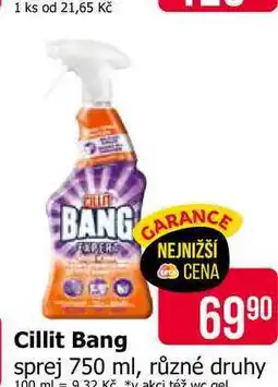 Teta Cillit Bang sprej 750 ml, různé druhy nabídka