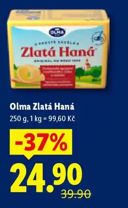 Lidl Olma Zlatá Haná nabídka