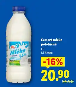 Lidl Pilos Čerstvé mléko polotučné nabídka