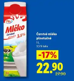 Lidl Pilos Čerstvé mléko plnotučné nabídka