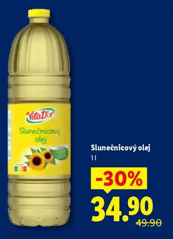 Lidl Slunečnicový olej nabídka