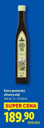 Lidl Extra panenský olivový olej nabídka