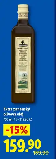Lidl Extra panenský olivový olej nabídka