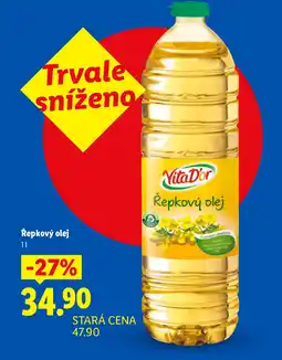 Lidl VitaDor Řepkový olej nabídka
