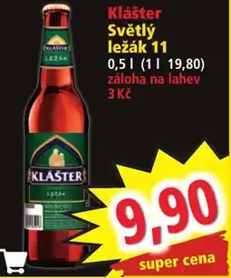 Norma Klášter Světlý ležák nabídka