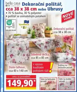 Norma Dekorační polštář cca 38 x 38 cm nebo Ubrusy nabídka