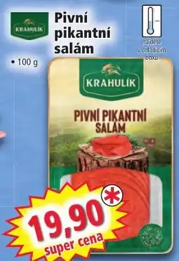 Norma Krahulik Pivní pikantní salám nabídka