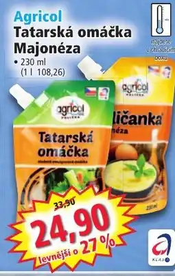 Norma Agricol Tatarská omáčka Majonéza nabídka