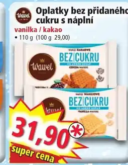 Norma Oplatky bez přidaného cukru s náplní nabídka