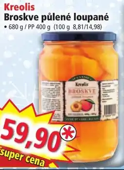 Norma Kreolis Broskve půlené loupané nabídka