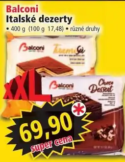Norma Balconi Italské dezerty nabídka