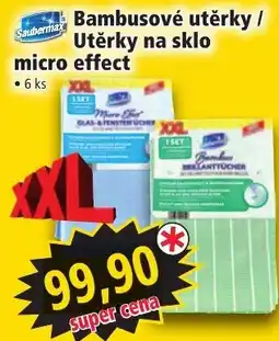 Norma Bambusové utěrky / Utěrky na sklo micro effect nabídka