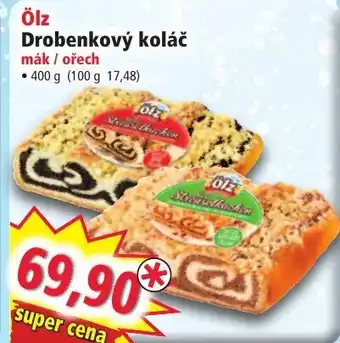 Norma Ölz Drobenkový koláč mák / ořech nabídka