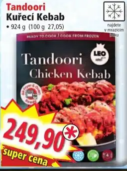 Norma Tandoori Kuřecí Kebab nabídka