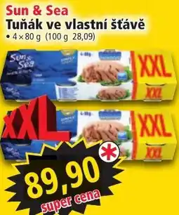 Norma Sun & Sea Tuňák ve vlastní šťávě nabídka
