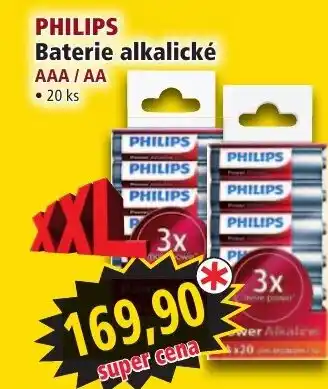 Norma PHILIPS Baterie alkalické AAA / AA nabídka