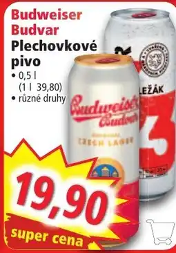 Norma Budweiser Budvar Plechovkové pivo nabídka