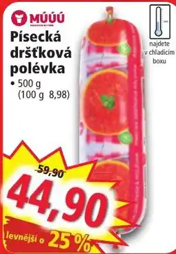 Norma Písecká dršťková polévka nabídka