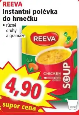 Norma REEVA Instantní polévka do hrnečku nabídka