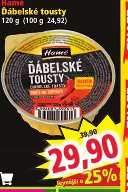 Norma Hamé Ďábelské tousty nabídka