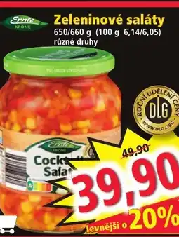 Norma Zeleninové saláty nabídka