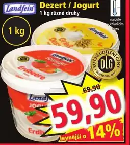 Norma Landfein Dezert / Jogurt nabídka