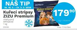 Konzum Nowaco Kuřecí stripsy ZIZU Premium nabídka