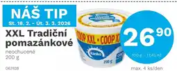 Konzum XXL Tradiční, pomazánkové neochucené nabídka