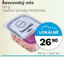 Konzum Ševcovský mls nabídka