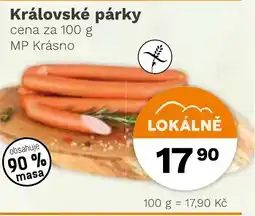 Konzum Královské párky nabídka