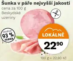 Konzum Šunka v páře nejvyšší jakosti nabídka