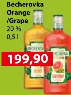 Konzum Becherovka Orange /Grape 20% nabídka