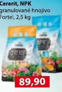Konzum Cererit, NPK granulované hnojivo Fortel nabídka