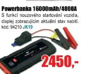 Powerbanka 16000mAh/4000A