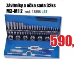 EVA Závitníky a očka sada 32ks M3-M12 nabídka