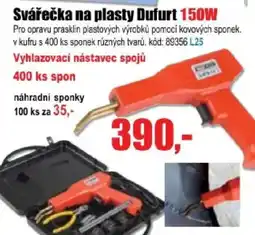EVA Svářečka na plasty Dufurt 150W nabídka