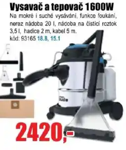 EVA Vysavač a tepovač 1600W nabídka