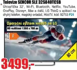 EVA Televize SENCOR SLE 32S840TCSB nabídka