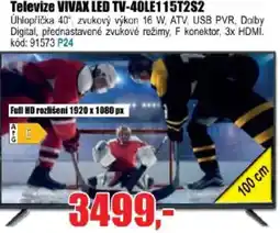 EVA Televize VIVAX LED TV-40LE115T2S2 nabídka