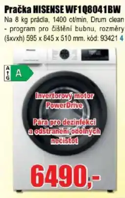 EVA Pračka HISENSE WF1Q8041BW nabídka
