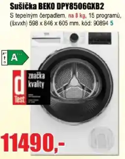 EVA Sušička BEKO DPY8506GXB2 nabídka