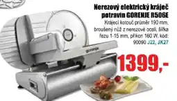 EVA Nerezový elektrický kráječ potravin GORENJE R506E nabídka