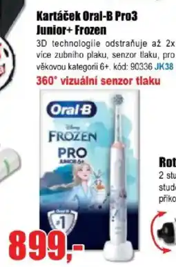 EVA Kartáček Oral-B Pro3 Junior+ Frozen nabídka