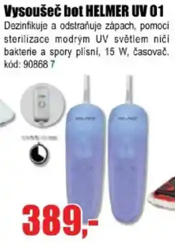 EVA Vysoušeč bot HELMER UV 01 nabídka