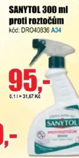 EVA SANYTOL proti roztočům nabídka