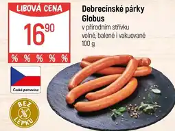 Globus Debrecínské párky Globus nabídka