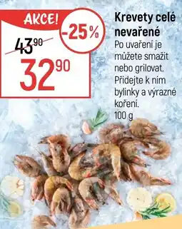 Globus Krevety celé nevařené nabídka