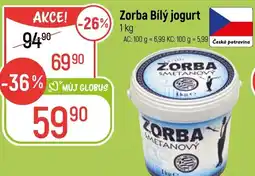 Globus Zorba Bílý jogurt nabídka