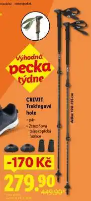 Lidl CRIVIT TREKINGOVÉ HOLE nabídka